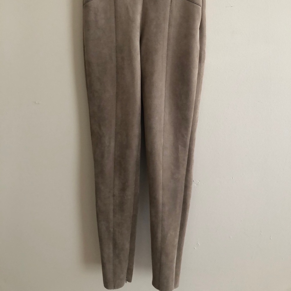ZARA suede beige pants NWOT